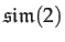 $ \mathrm{\mathfrak{sim}}(2)$
