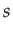 $\displaystyle s$