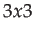 $ 3x3$